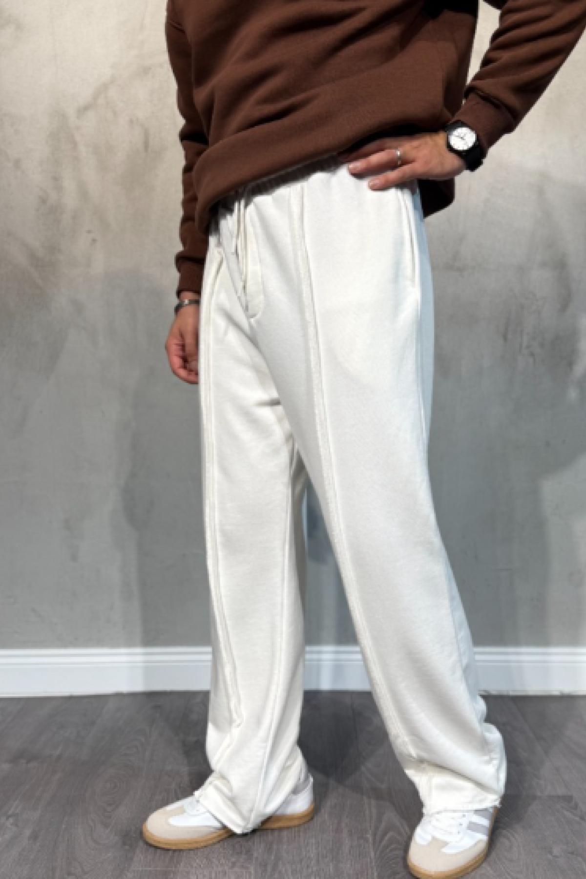 Şerit Detaylı Baggy eşofman Şerit Detaylı Baggy eşofman