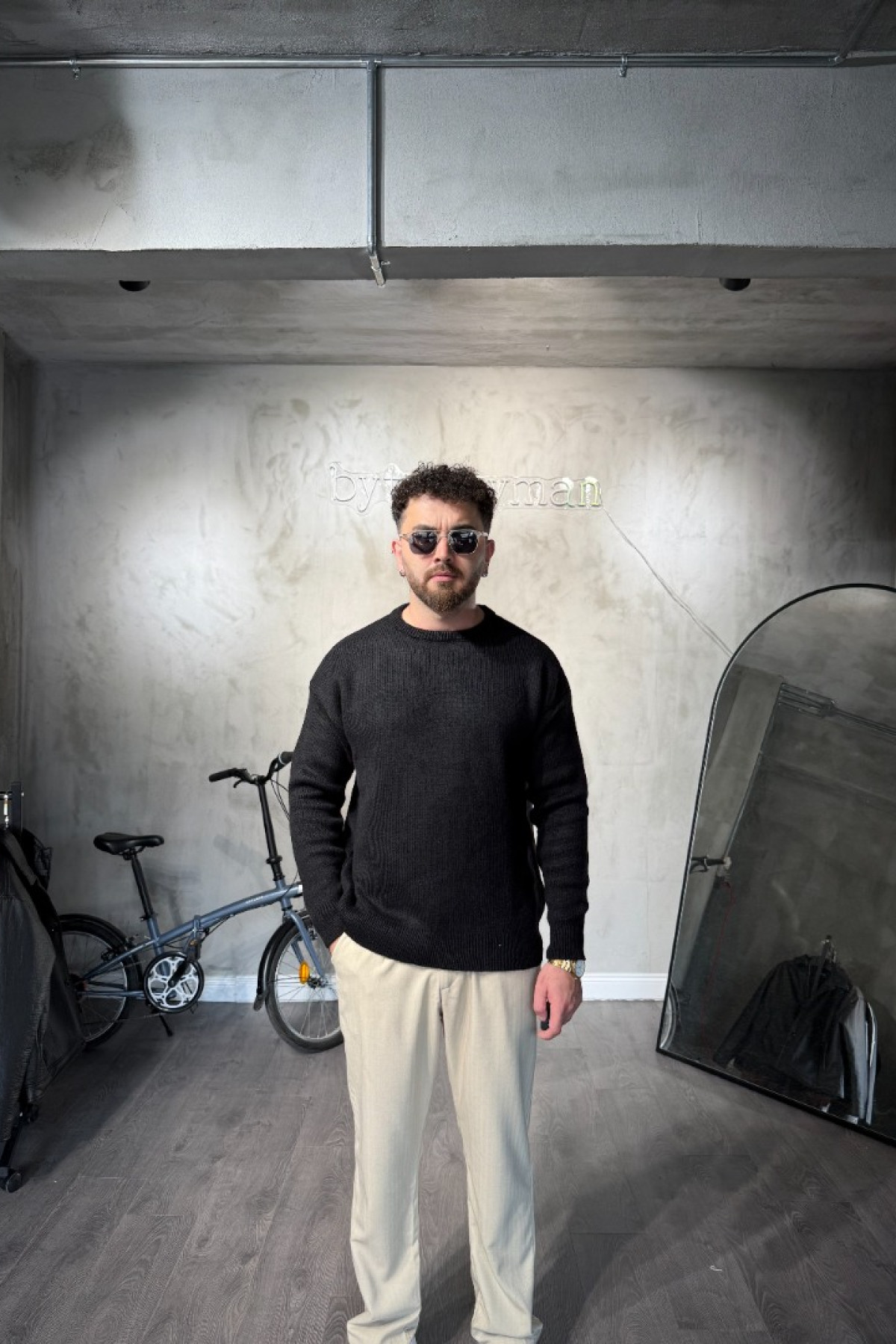 Oversize Yün Kazak