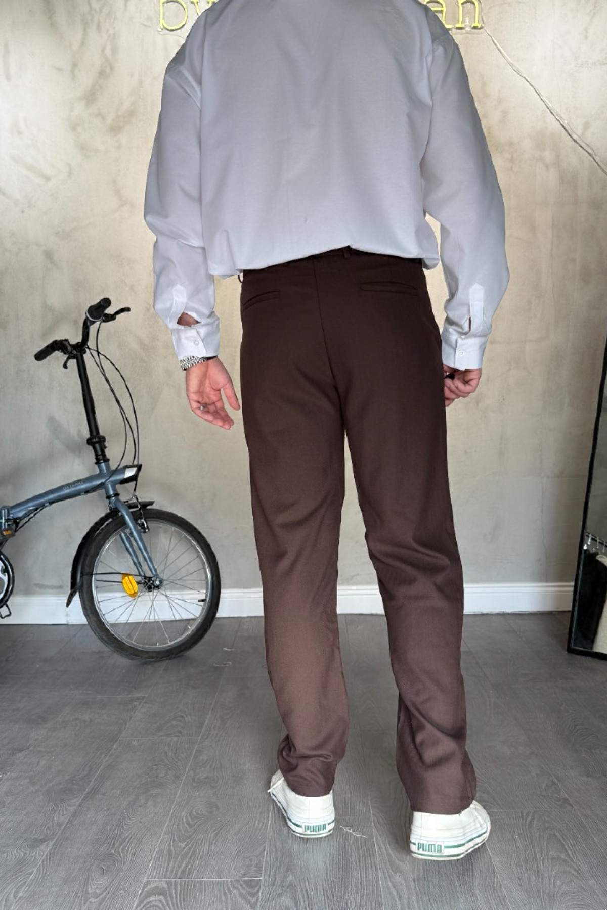Gabardin Kumaş Kahve Pantolon Gabardin Kumaş Kahve Pantolon