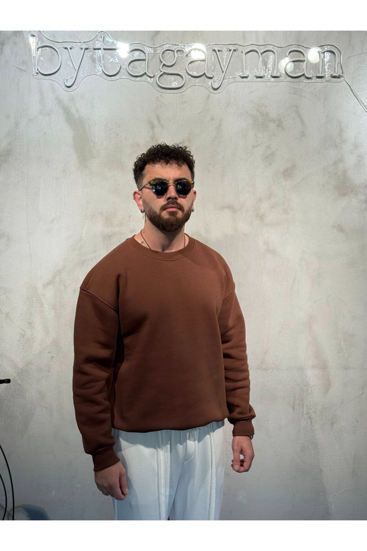 Kahve 3’iplik Sweatshirt Kahve 3’iplik Sweatshirt
