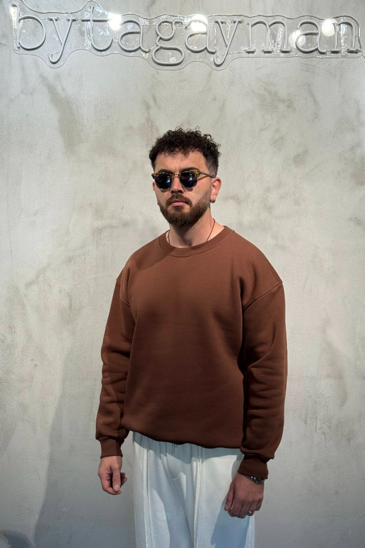Kahve 3’iplik Sweatshirt Kahve 3’iplik Sweatshirt