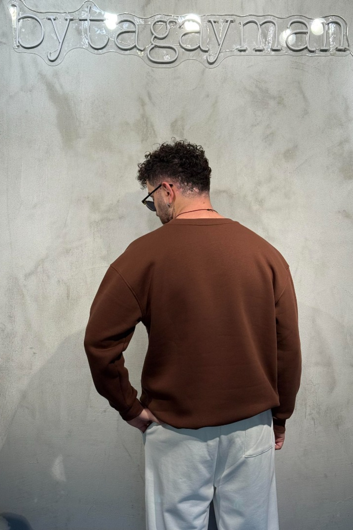 Kahve 3’iplik Sweatshirt Kahve 3’iplik Sweatshirt