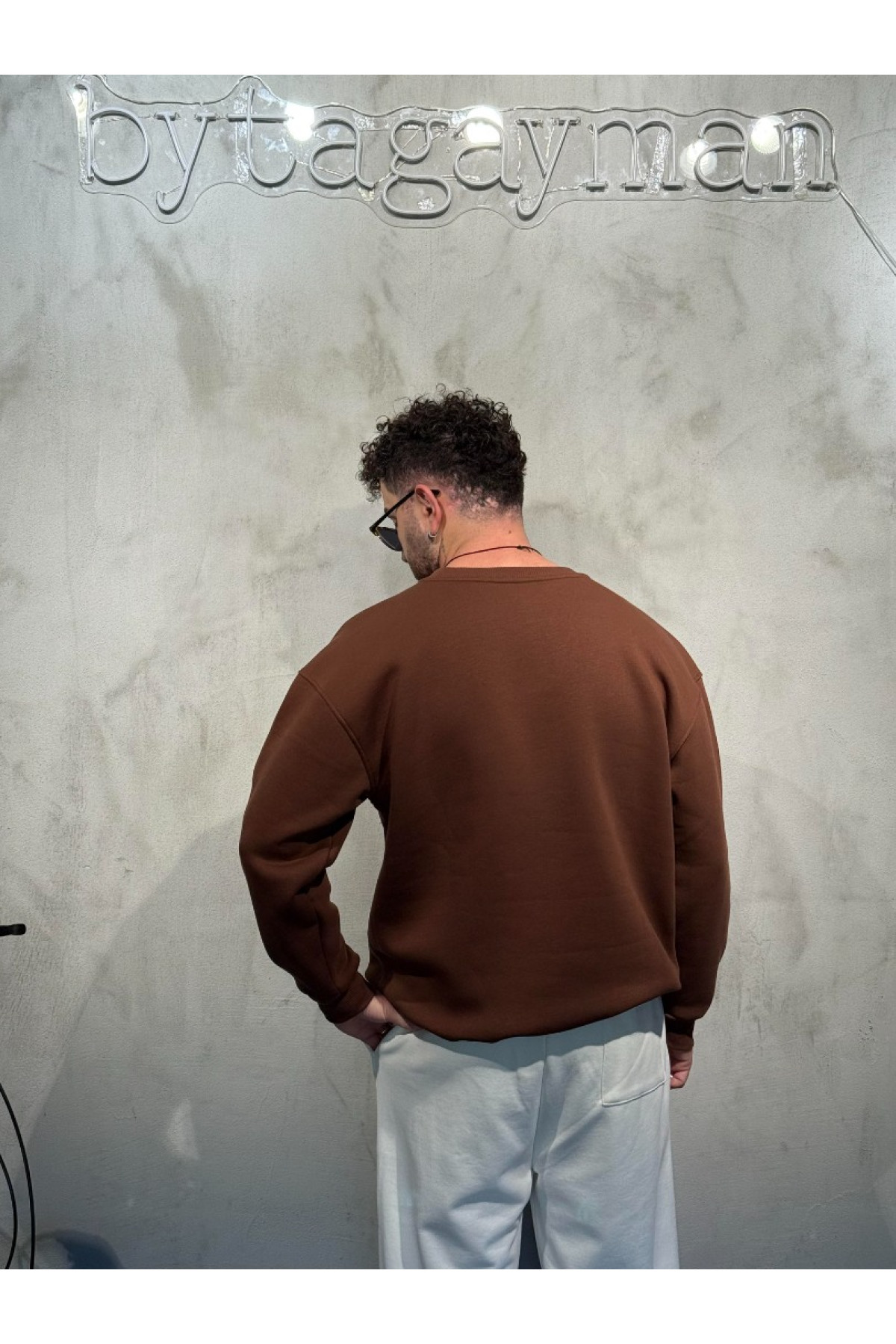 Kahve 3’iplik Sweatshirt Kahve 3’iplik Sweatshirt