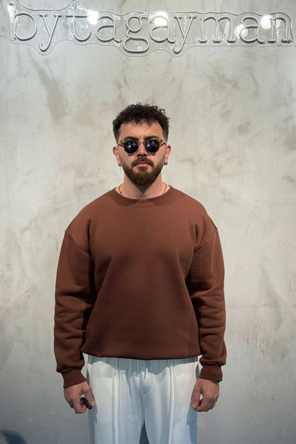 Kahve 3’iplik Sweatshirt Kahve 3’iplik Sweatshirt