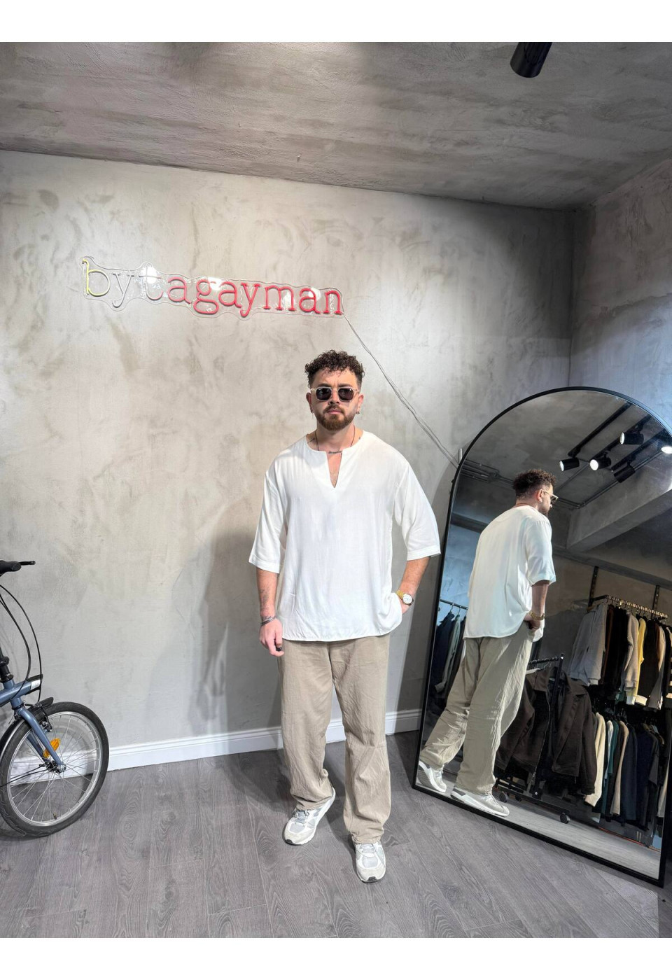 Beyaz Oversize T Shirt