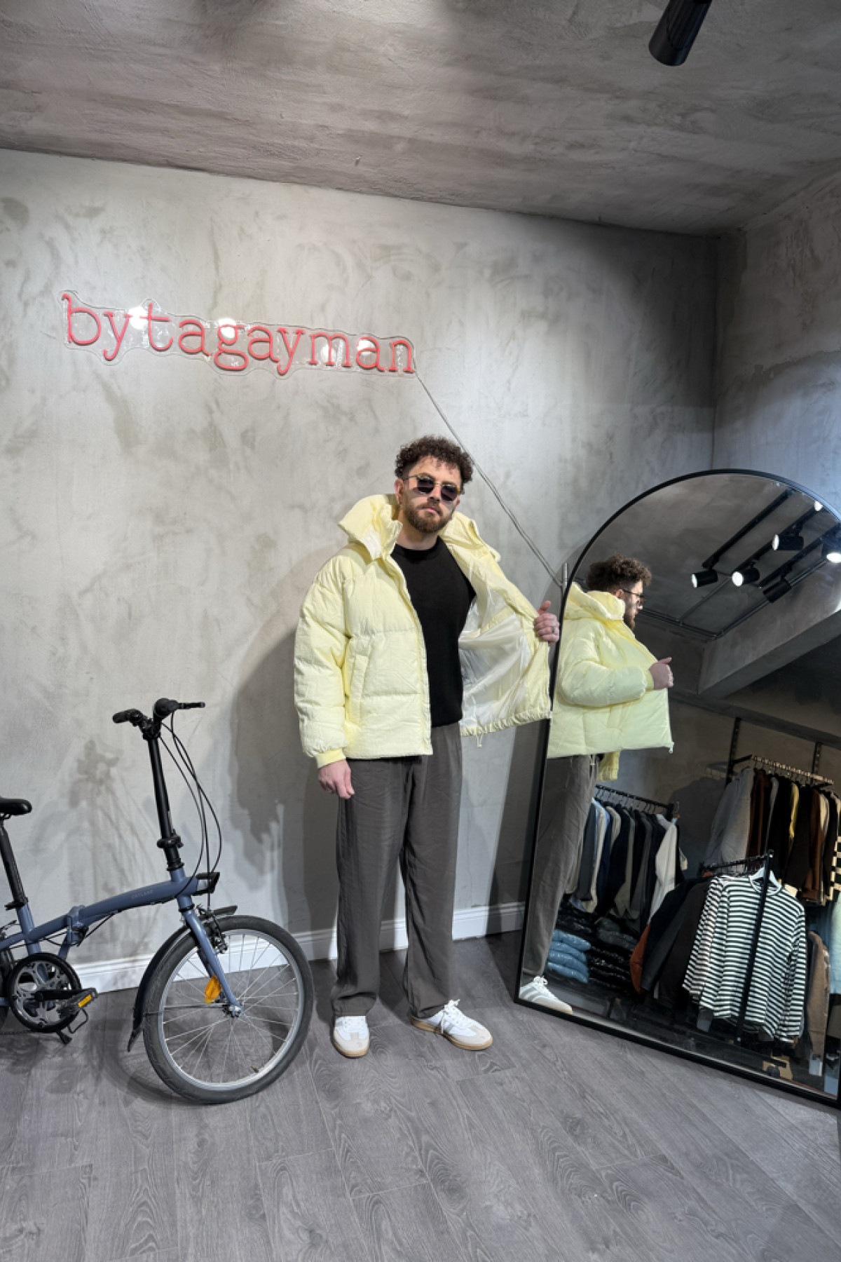 Bej Şişme Mont Bej Şişme Mont