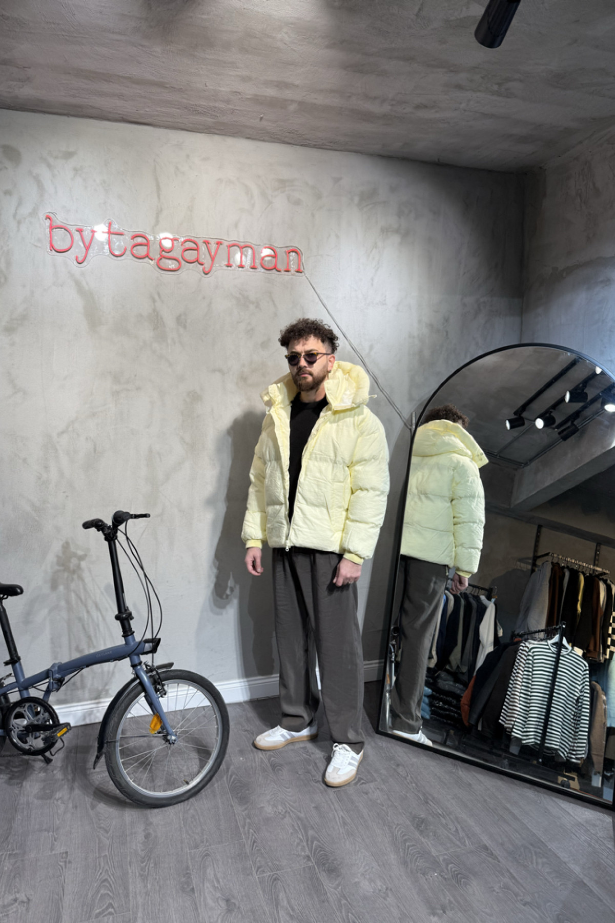 Bej Şişme Mont Bej Şişme Mont