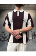 Polo Yaka Bordo T-Shirt