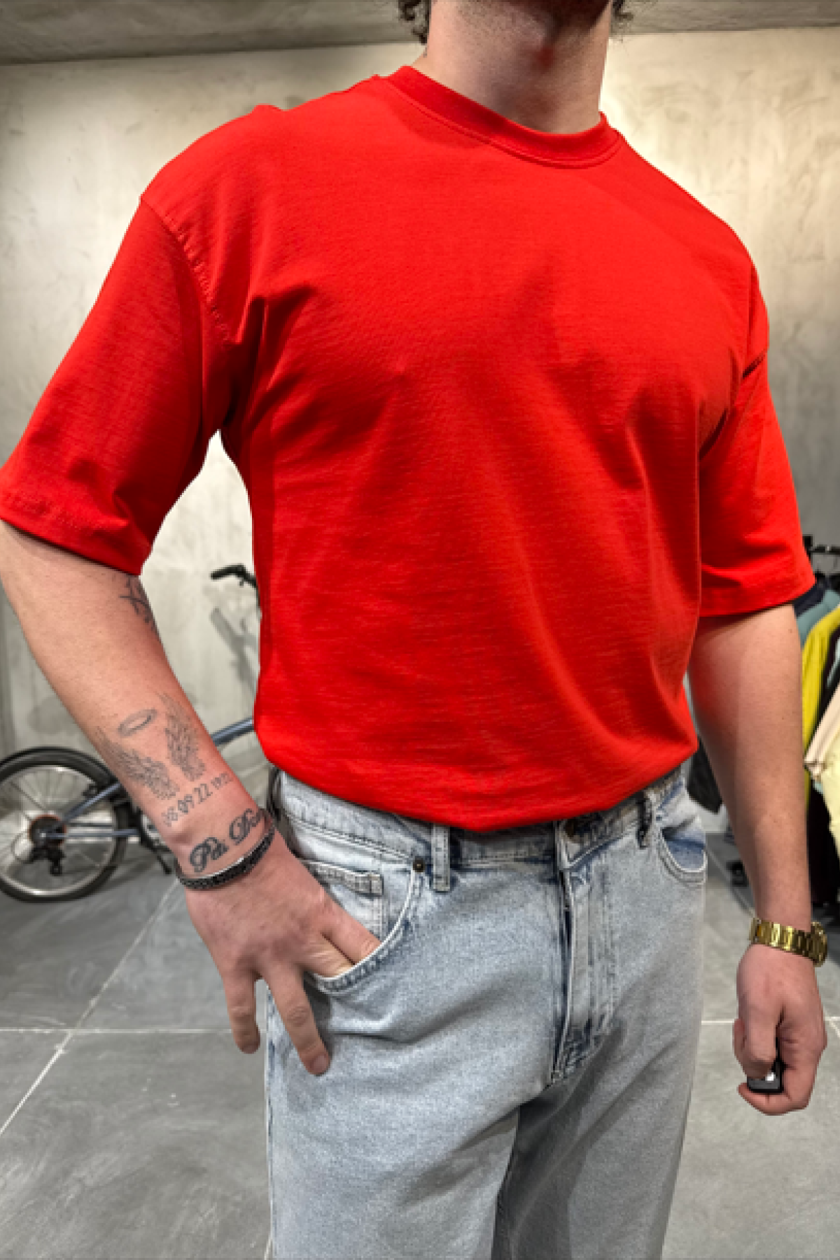 Oversize Kırmızı T-Shirt Oversize Kırmızı T-Shirt