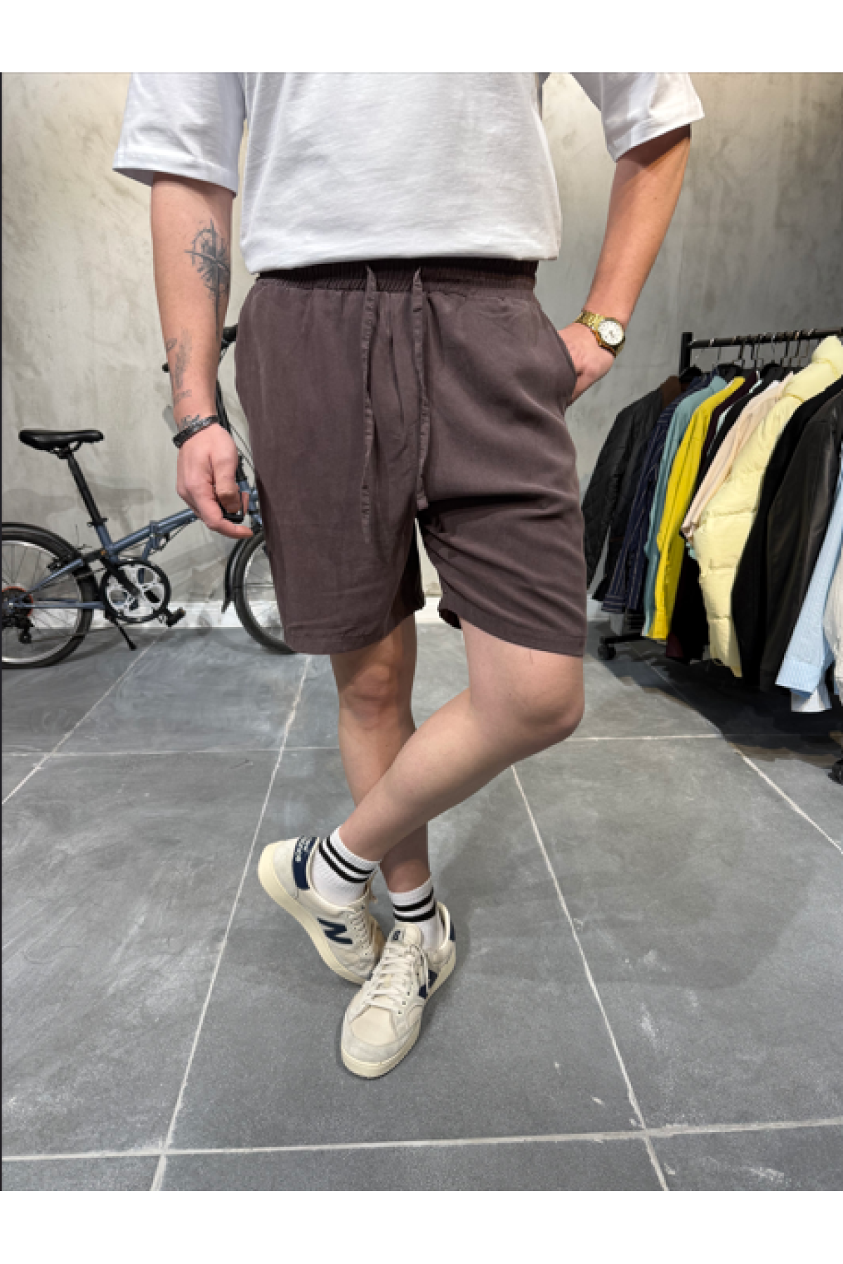 Tensel Füme Şort