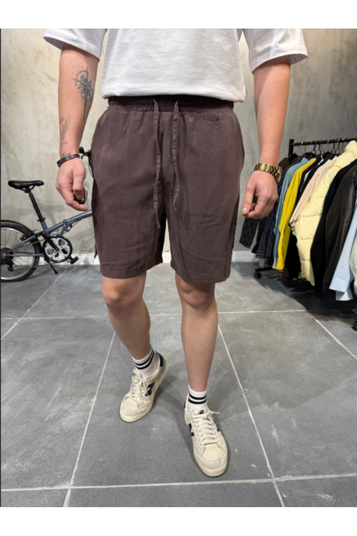 Tensel Füme Şort