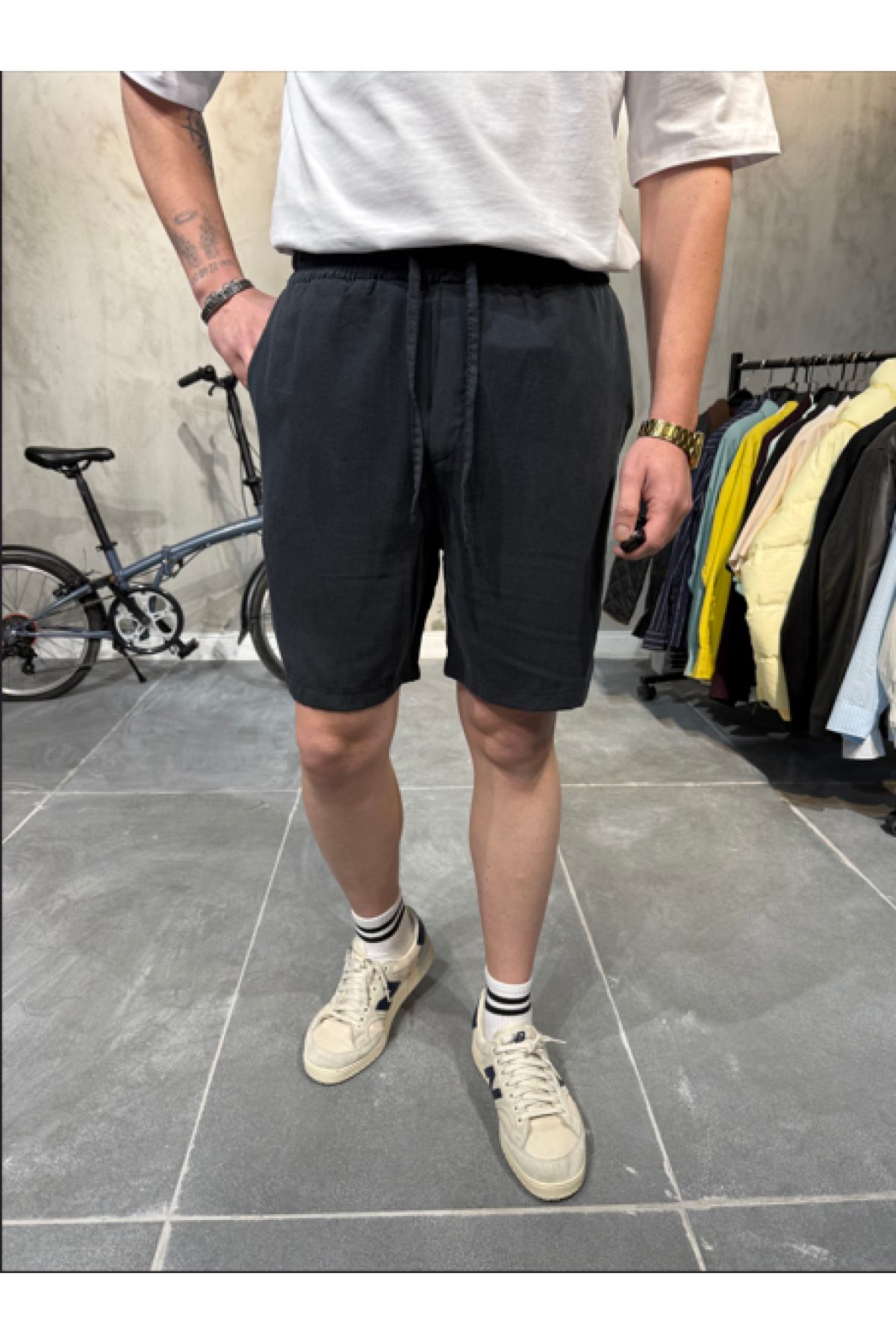 Tensel Mürdüm Şort