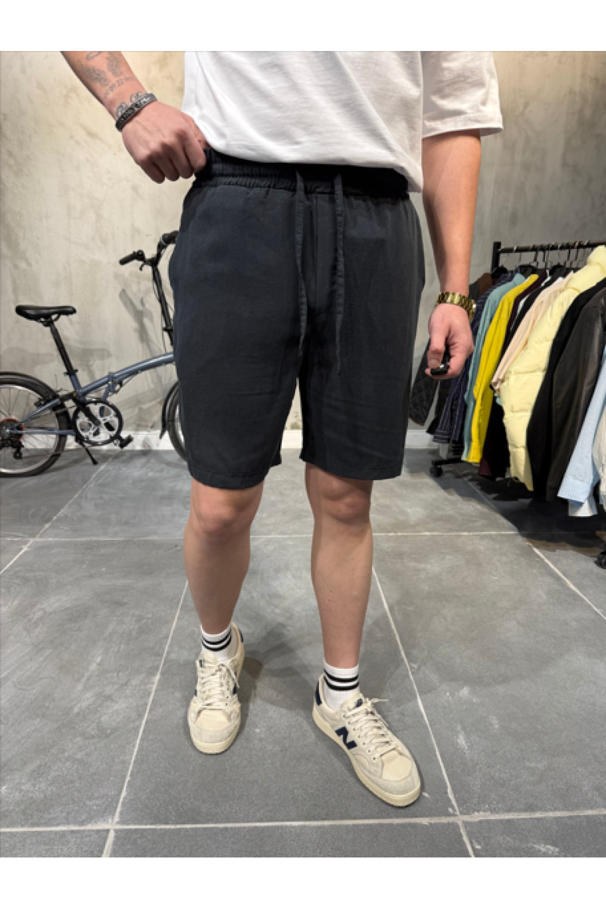 Tensel Mürdüm Şort