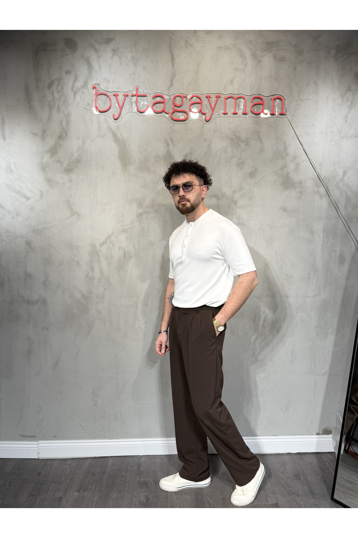 Oysho Beyaz T-Shirt Oysho Beyaz T-Shirt