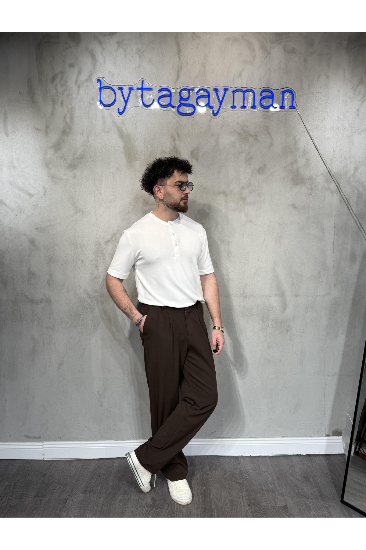 Oysho Beyaz T-Shirt Oysho Beyaz T-Shirt
