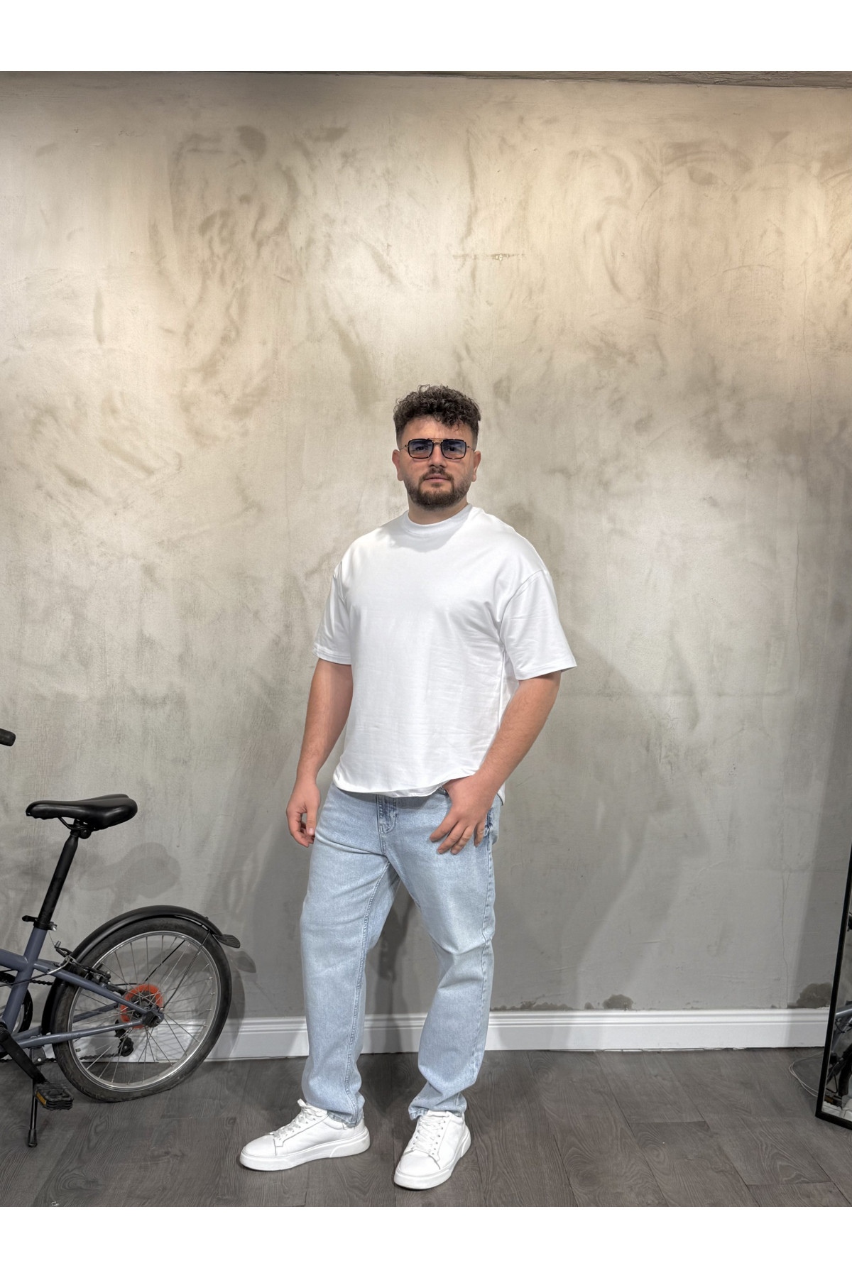 Beyaz Oversize T-Shirt