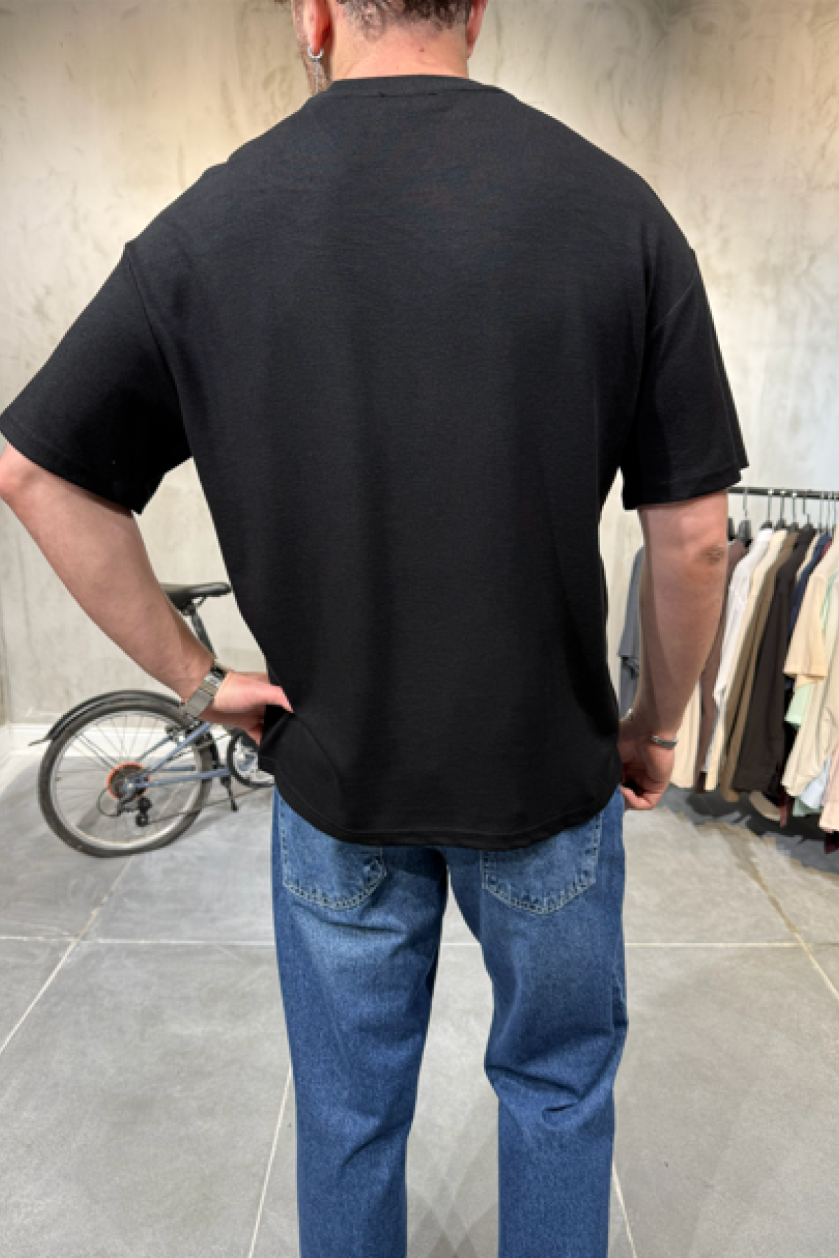 Selanik Örgü Siyah T-Shirt Selanik Örgü Siyah T-Shirt