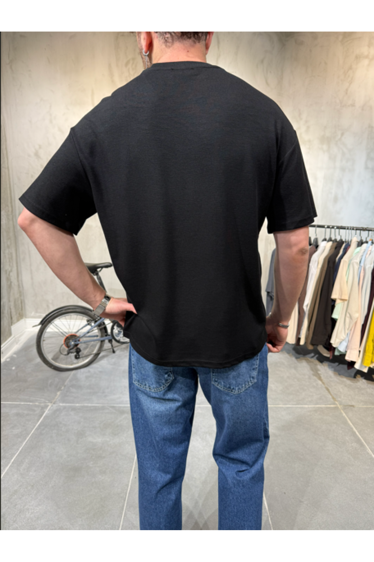 Selanik Örgü Siyah T-Shirt Selanik Örgü Siyah T-Shirt
