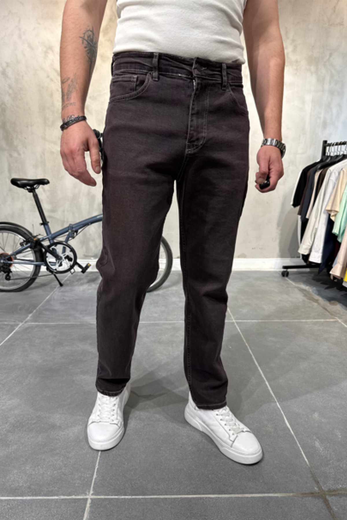 Boyfriend Likralı Browni Jean Boyfriend Likralı Browni Jean
