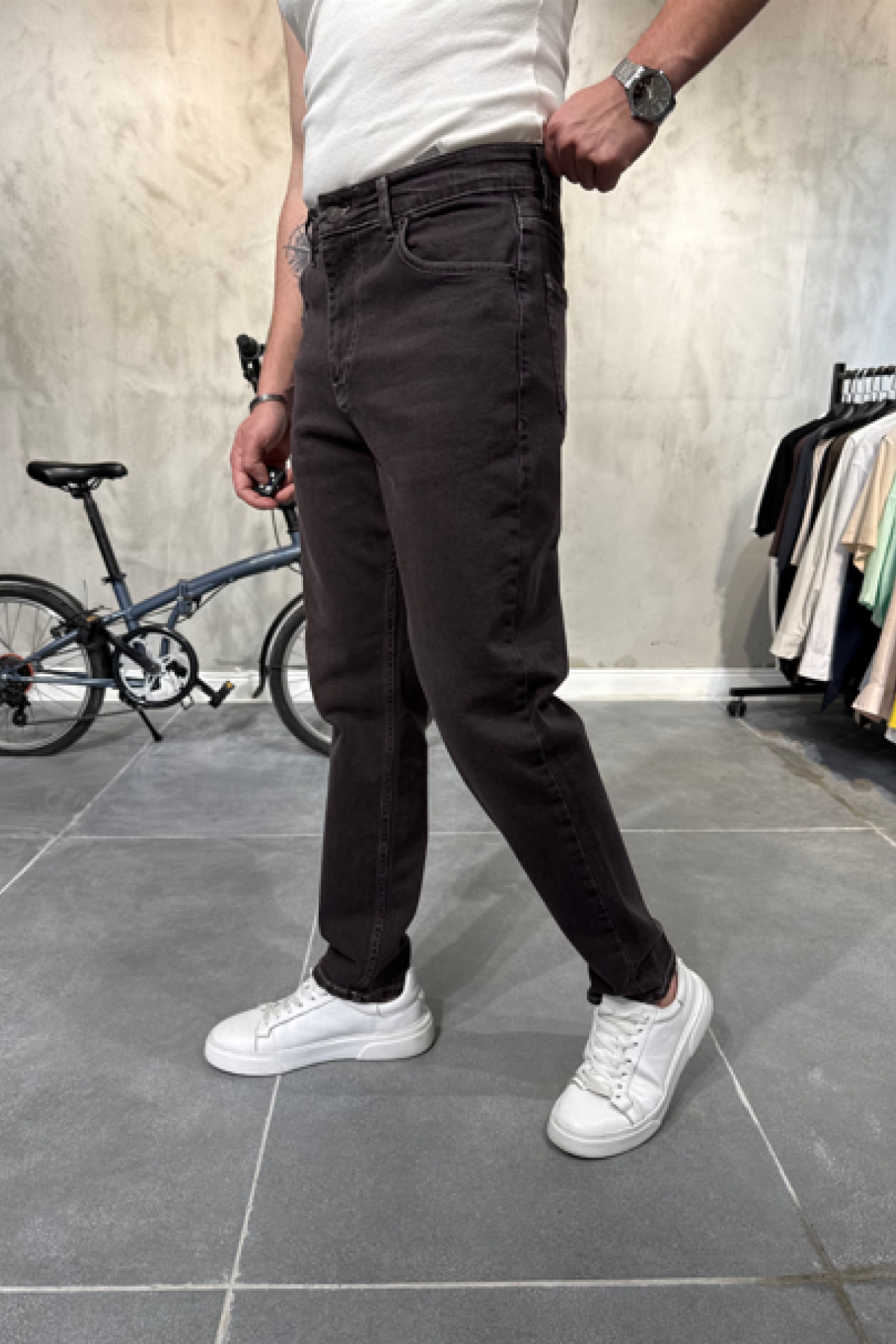 Boyfriend Likralı Browni Jean Boyfriend Likralı Browni Jean