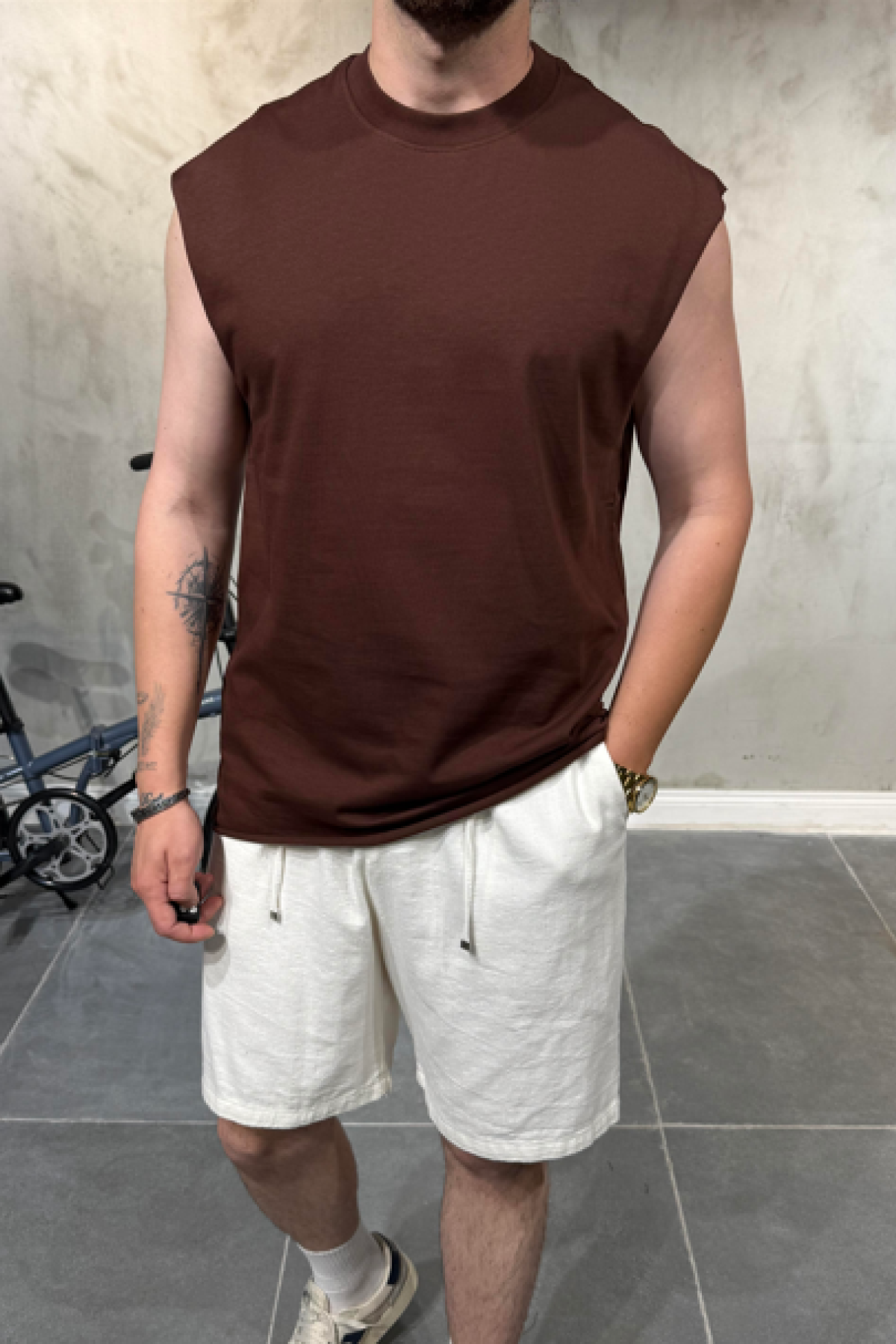 30/2 Sıfır Kol Kahve T-Shirt 30/2 Sıfır Kol Kahve T-Shirt