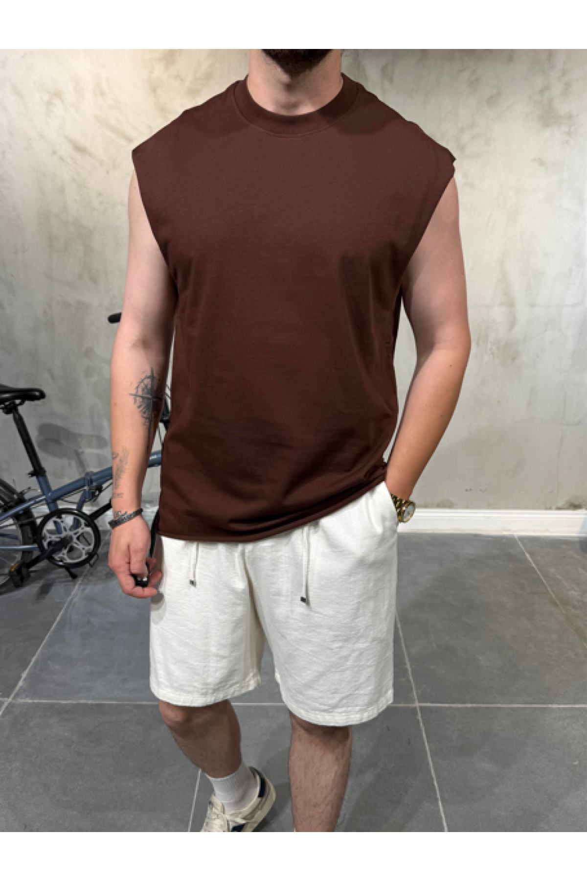 30/2 Sıfır Kol Kahve T-Shirt 30/2 Sıfır Kol Kahve T-Shirt