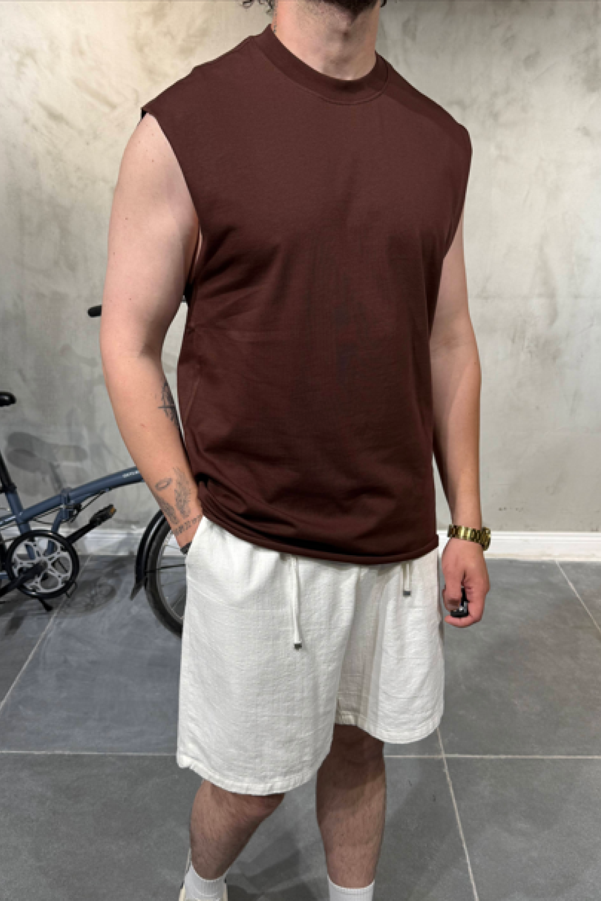 30/2 Sıfır Kol Kahve T-Shirt 30/2 Sıfır Kol Kahve T-Shirt