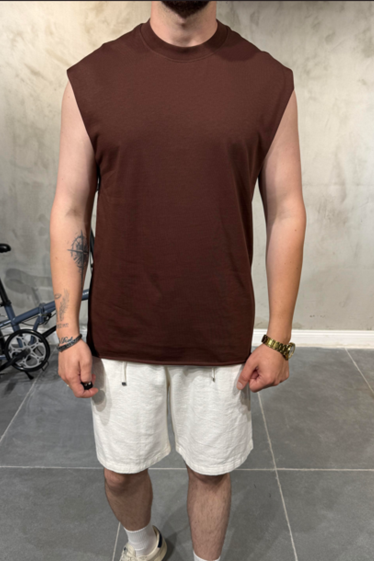 30/2 Sıfır Kol Kahve T-Shirt 30/2 Sıfır Kol Kahve T-Shirt