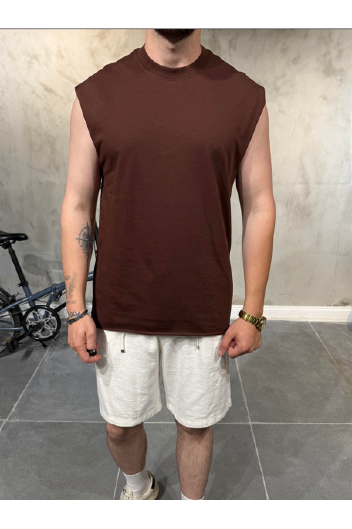 30/2 Sıfır Kol Kahve T-Shirt 30/2 Sıfır Kol Kahve T-Shirt