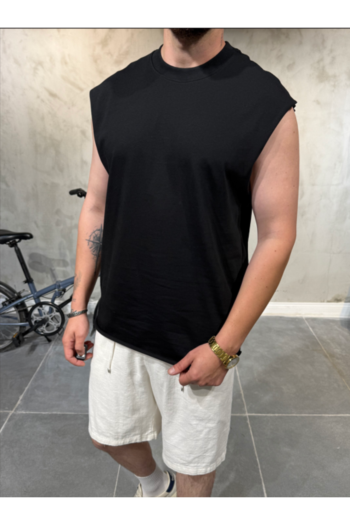 30/2 Sıfır Kol Siyah T-Shirt 30/2 Sıfır Kol Siyah T-Shirt
