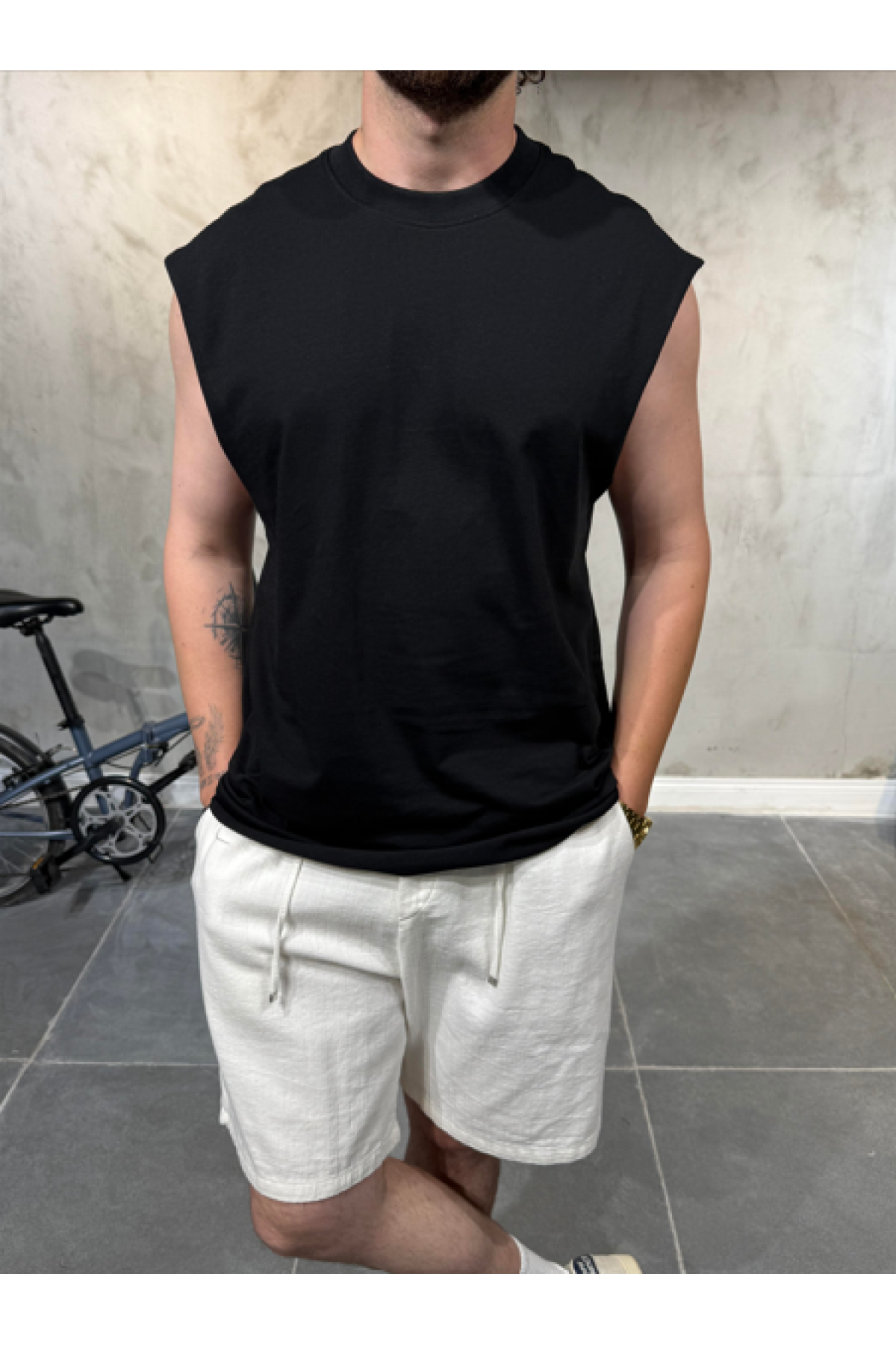 30/2 Sıfır Kol Siyah T-Shirt 30/2 Sıfır Kol Siyah T-Shirt