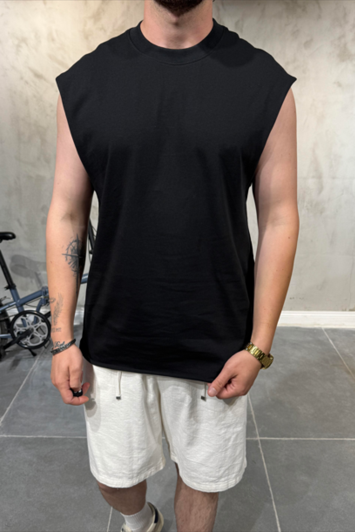 30/2 Sıfır Kol Siyah T-Shirt 30/2 Sıfır Kol Siyah T-Shirt