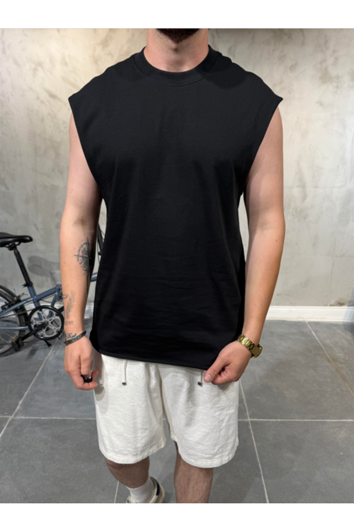 30/2 Sıfır Kol Siyah T-Shirt 30/2 Sıfır Kol Siyah T-Shirt