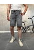 Baggy Antrasit Jean Şort Baggy Antrasit Jean Şort
